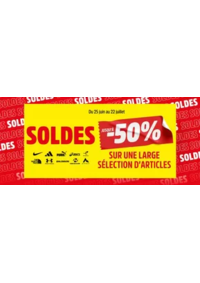 Prospectus Intersport BOIS D'ARCY : SOLDES jusqu'à -50 %