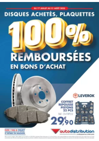 Prospectus auto distribution ROUEN 100 rue LAFAYETTE : Disques achetés, plaquettes