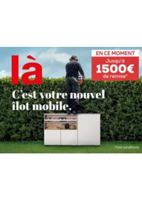 Prospectus cuisinella BERCK SUR MER : L'îlot qui suit toutes vos envies, même passagères