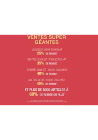 Prospectus MAUBOUSSIN LYON : VENTES SUPER GÉANTES