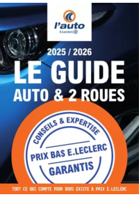 Prospectus L'auto E.Leclerc AVRANCHES : GUIDE EQUIPEMENT AUTO 2025/2026
