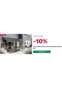 Prospectus K par K ANNEMASSE : -10% Sur les Stores bannes, stores bannettes & Stores ZIP*