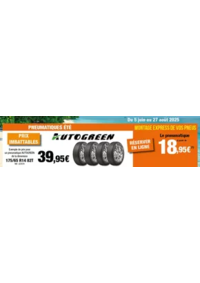 Prospectus autobacs Saint-Brice-sous-Forêt : PNEUMATIQUES ÉTÉ