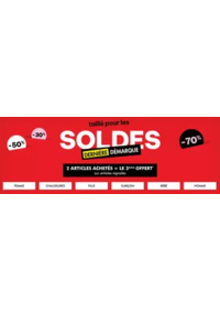 Prospectus Gemo MONDEVILLE : Soldes Jusqu'à -70%