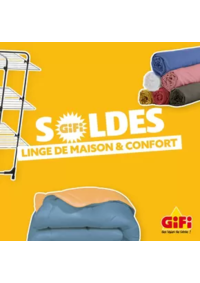 Prospectus Gifi ARGENTAN : Découvrez notre sélection soldée de linge de maison et accessoires pour un cocon parfait chez vous !
