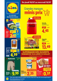 Prospectus Lidl CHATEAU THIERRY : Retrouvez vos marques préférées du quotidien à prix minis en supermarché Lidl !