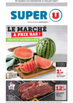 Prospectus Super U : Le marché à prix bas!