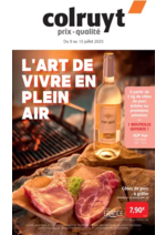 Prospectus Colruyt : L'art de vivre en plein air
