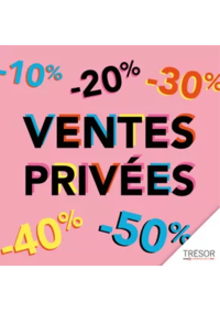 Prospectus Trésor Bijoux LES ULIS : Ventes Privees