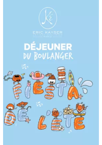Prospectus Eric Kayser PARIS 12E : Nouvelle Menu