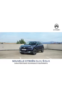 Prospectus Citroen AUBENAS : Citroën Nouvelle ë-C4 X Electrique Caractéristiques