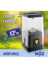 Prospectus Noz Saint Parres aux Tertres : ARRIVAGE Lampe camping