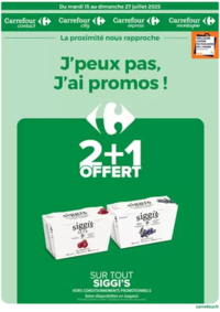Prospectus Carrefour SEGNY : J'PEUX PAS J'AI PROMOS DU 15 AU 27 JUILLET