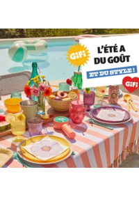 Prospectus Gifi SAVIGNY LE TEMPLE : Bonne humeur, couleurs et saveurs d’été s'invitent à votre table !