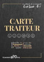 Prospectus E.Leclerc : CARTE TRAITEUR ST-O