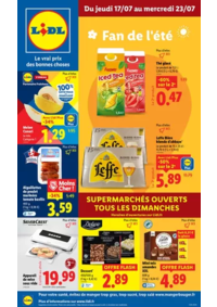 Prospectus Lidl GOUSSAINVILLE : Profitez d'une sélection de produits Lidl pour des repas ensoleillés à prix minis !