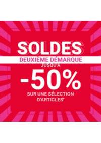 Prospectus Courir FREJUS : Deuxième démarque soldes Jusqu'à -50%