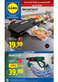 Prospectus Lidl CHANGE : Chez Lidl, profitez d'équipements fiables pour cuisiner vos repas préférés !