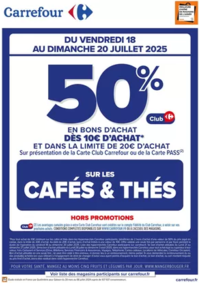 Prospectus Carrefour Drive Angoulins : OPERATION BON D’ACHAT SUR LES CAFES & THES