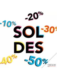 Prospectus Trésor Bijoux ST QUENTIN : Soldes