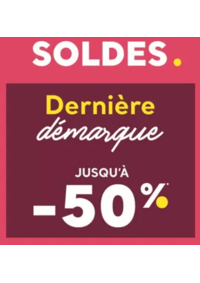 Prospectus Cache cache Beynost Centre Commercial Beynost 2 : DERNIÈRE DÉMARQUE Soldes jusqu'à -50%