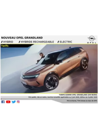 Prospectus Distributeur OPEL SOCIETE AUTOMOBILE DU BITERROIS SAS BEZIERS : Opel Nouveau Grandland