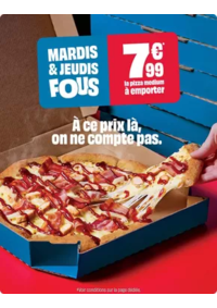 Prospectus Domino's pizza SAINT-QUENTIN : Offre du moment