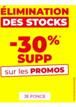 Promos et remises  : Elimination des stocks -30%
