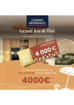 Prospectus Cuisines références : Le grand jeu de l'été est lancé !
