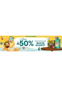 Prospectus King Jouet Boutique Sete : Offre Jeux de société : Le 2ème à -50%