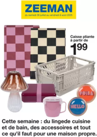 Prospectus Zeeman Rouen : Cette semaine : du lingede cuisine et de bain, des accessoires et tout ce qu'il faut pour une maison