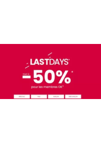 Prospectus Okaïdi SETE : Last days jusqu'à -50%