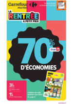 Prospectus  : LA RENTRÉE À PETIT PRIX