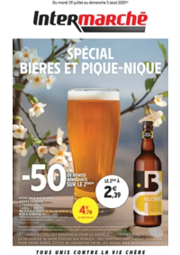 Prospectus Intermarché Super Saint-Siméon de Bressieux : BIERES/PIQUE-NIQUE