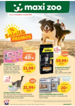 Prospectus maxi zoo : % Soleil & Promos