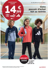 Prospectus Sport 2000 VIC EN BIGORRE : Votre pouvoir d’achat fait sa rentrée