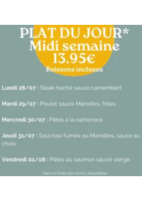 Prospectus Crocodile Bruay-la-Buissière : Plat Du Jour