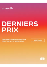 Prospectus Minelli Bastia 37 BOULEVARD PAOLI : Derniers prix !
