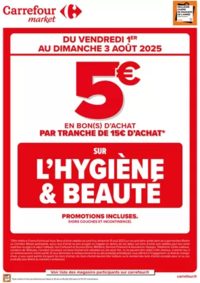 Prospectus Carrefour Drive ILLZACH : OPÉRATION BON D’ACHAT SUR HYGIÈNE BEAUTÉ