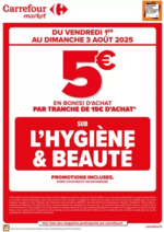 Prospectus Carrefour Drive : OPÉRATION BON D’ACHAT SUR HYGIÈNE BEAUTÉ