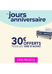 Prospectus La Compagnie du lit Créteil : Les jours Anniversaire