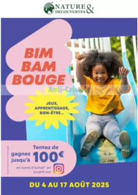 Prospectus Nature & Découvertes Paris 15 Beaugrenelle : BIM BAM BOUGE