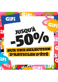 Prospectus Gifi MARMANDE : OFFRE VIP : jusqu'à -50% sur une sélection d'articles d'été !