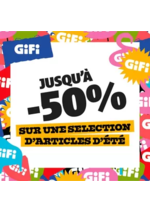 Prospectus Gifi : OFFRE VIP : jusqu'à -50% sur une sélection d'articles d'été !