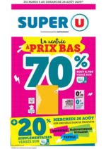 Prospectus Super U : Spécial Rentrée des classes