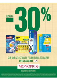 Prospectus Monoprix ISSOIRE : GUIDE DE RENTREE
