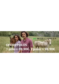 Prospectus Mise Au Green SARREBOURG : OFFRE POLOS 1 polo = 69,90€, 2 polos = 99,90€