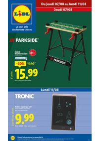 Prospectus Lidl Buhl-Lorraine : Profitez de fournitures scolaires, jeux, accesoires, et équipements de sport !