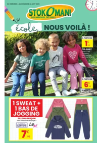 Prospectus Stokomani Blagnac : 1 SWEAT + 1 BAS DE JOGGING