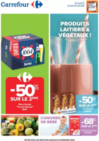 Prospectus Carrefour FECAMP : PRODUITS LAITIERS & VÉGÉTAUX